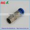 Springconnect F quick plug compression connector male for RG6 Coaxial Cable like CX3