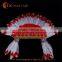 china supplier indian feather carnival headdress