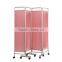 Hospital Partition Folding Screen Room Divider With Wheel