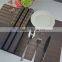 lastic gray square Europe placemat of one pack PVC mat kitchen restaurant dining table mat for home or hotel