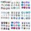 18mm Glass snap button Cutomized for interchangeable charm jewelry fit snap button Jewelry Cousin jewelry