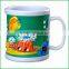 Factory wholesale plastic mug cup, mug cup 300ml