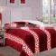 100% polyester embossed flannel with sherpa 3pcs sets for bed