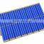 Double hinge low noise accumulation roller top chain