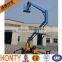 16m diesel power hydraulic articulated trailer towable boom lift for sale