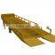 10t china supplier CE mobile yard ramp/mobile dock ramp/container ramp for forklift