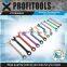 12pcs CRV multi color coated ratchet combination spanner set