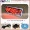 LED DOUBLE desk message board /led moving message sign board/programmable scrolling message sign board