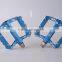 wholesale bicycle part bulk bike parts anodized polished aluminum pedal B069