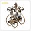 Removable iron swing decorative wine bottle shelf metal wire products