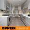 2016 Oppein New Design Grey Acrylic Finish Kitchen Cabinet
