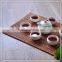 Handmade solid wood saucers customized design