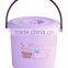 Kitty pattern water bucket with lid -7L