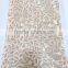 New products sequine lace /fashion white bridal embroidered tulle lace fabric / dubai french lace