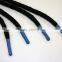 assorted color barrel wrapped silicon tip shoelace aglets custom shoelace charms