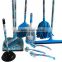 Best Selling Colourful Plastic Household Cleaning Tools Set, Brooms, Mops, Brushs, Plunger, Gloves, Window Squeegee
