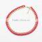 Hot Sale Fashion Jewelry Golden Alloy Rope Braided Metal Necklace