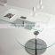 Shaped Glastisch / shaped glass table top with EN12150 certificate