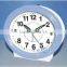 plastic oval shape table alarm clock bedside clock, candy color clock
