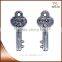 Zinc Alloy Wholesales Love Key Charm Pendant in Antique Silver25x10mm for Handcraft Bracelet Necklace
