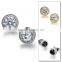 Gold Plated Jewelry Wholesale Sterling Silver Cz Stud Earrings