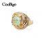 Fashion Jewelry Reseda Crystal Ring Women Wedding Party Show Gift Dresses Apparel Promotion Accessories