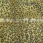 yellow coffee Leopard pattern polyester milk fiber Spandex printed fabrics