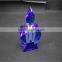 High quality blue crystal perfume bottle crystal perfume bottle for gift and decoration favors