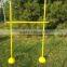 Yellow ABS Adjustable Soccer Training Hurdle Set Quality Choice