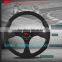 350mm PVC Leather/Black Spoke Deep Dish JDM Drifting Style 6-Bolt Steering Wheel