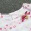 Beautiful cute star and bfowknot design pink color princess dress style for baby girls