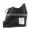 elegant pure black gusset boot