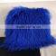 ALICEFUR Custom Size Real Mogolian Sheep Fur Pillow Case
