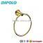 Golden Brass Towel Ring Bathroom Accessories Kaiping Manufacturer 916 02