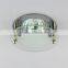 5w square zinc alloy led downlight with crystal face