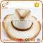 Promotions sandy beach hat lovely raffia straw cowboy hat wholesale
