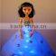 Light White Bride Dress with Diamonds for Light Up Barbie Dolls