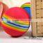 Colorful cats dogs ball toy / rainbow cats dogs ball toy