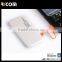 Portable Built-in Cable Power Bank 4000mah with Dual USB, Universal External Mobile Portable Charger for Samsung
