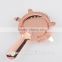 Stainless steel ice bar strainer, bar strainer s/s with copper plated