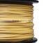 High Quality 3D Printer Material pla 3d printer filament Yellow Gold