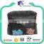 Black multifunctional car back seat organizer with mesh pockets