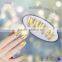 Free samples metallic colored acrylic artificial nail tips christmas decoration full cover color manicure fake nail tips                        
                                                Quality Choice