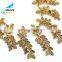 Gold plated zinc alloy leaf necklace set indian bridal jewelry sets jodha akbar vintage jewelry set