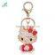 Fashion Metal Rhinestone Lucky cats Keychain