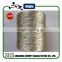 Stock 3mm sequin polyester knitting yarn for scarf sweater