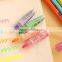 Best Amazon promotion gift DIY creative stationery Novelty kids small highlight water color marking pen cute nite writer pen