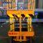 10m Manual scissor mobile lift platform for repair streetlight