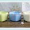 ceramic mini colorfull square flower pot in square design