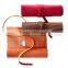 Leather phone Charger Roll Up bag